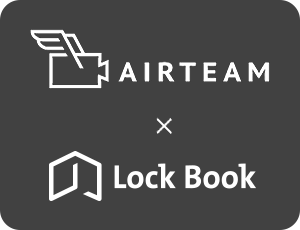 Logo Airteam x Lock Book